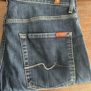 7 For All Mankind Dark Blue Jeans Luxe Performance (Austyn)